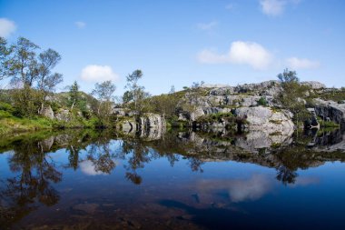 Preikestolen, Rogaland, Norveç için yol