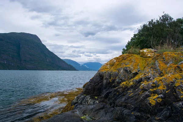 Lustrafjorden, Sogn og Fjordane, Norway — Zdjęcie stockowe