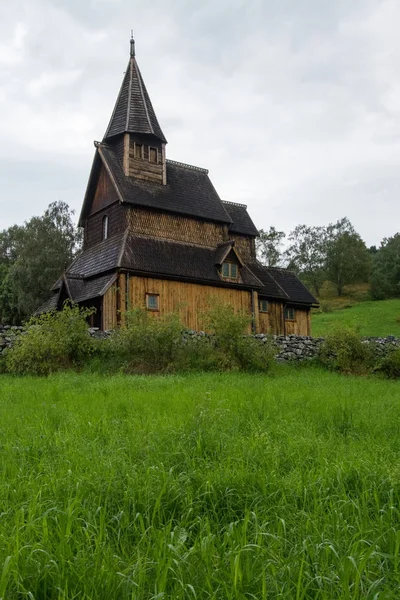 Gereja Kandang Urnes, Ornes, Norwegia — Stok Foto