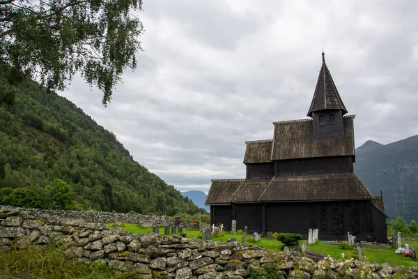 Urnen Stabkirche, ornes, Norwegen — Stockfoto