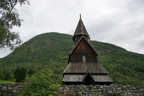 Urnes Stave Church, Ornes, Norway — Stok fotoğraf