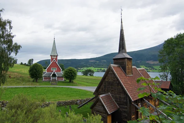 Roedven Stave Church, Moere Og Romsdal, Norway — Stok fotoğraf