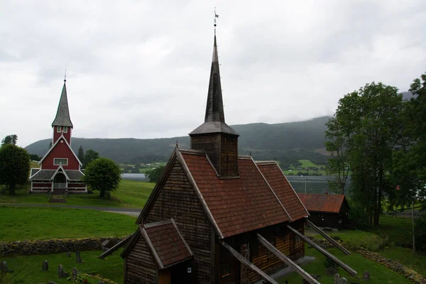 Roedven Stave Church, Moere Og Romsdal, Noruega — Fotografia de Stock