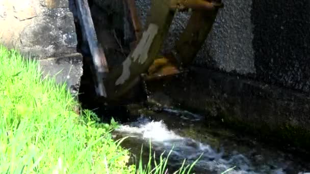 Water Wheel vicino a Kramsach, Austria — Video Stock