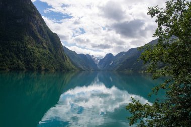 Lake near Briksdalsbreen, Sogn og Fjordane, Norway