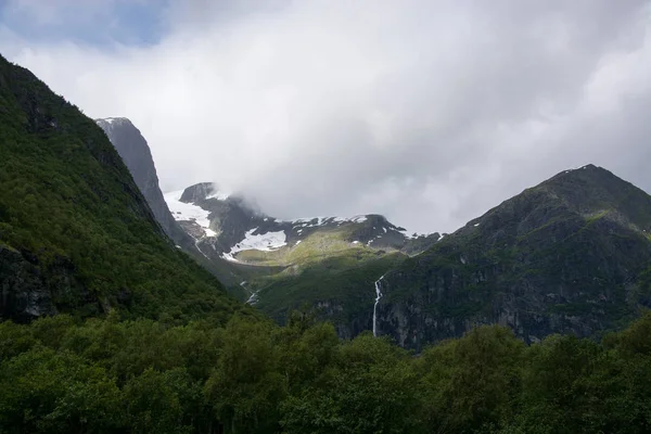 挪威Sogn og Fjordane Briksdalsbreen — 图库照片