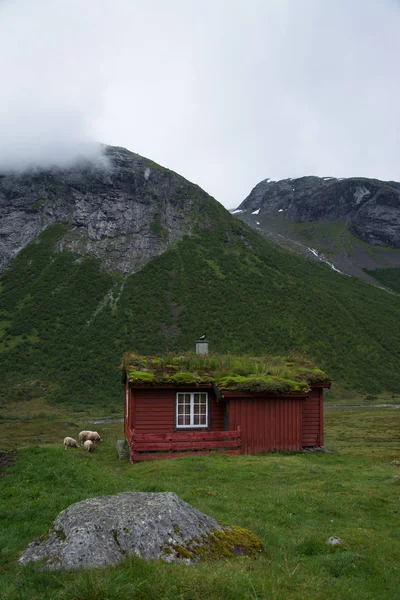 Paisaje en Sogn og Fjordane, Noruega — Foto de Stock