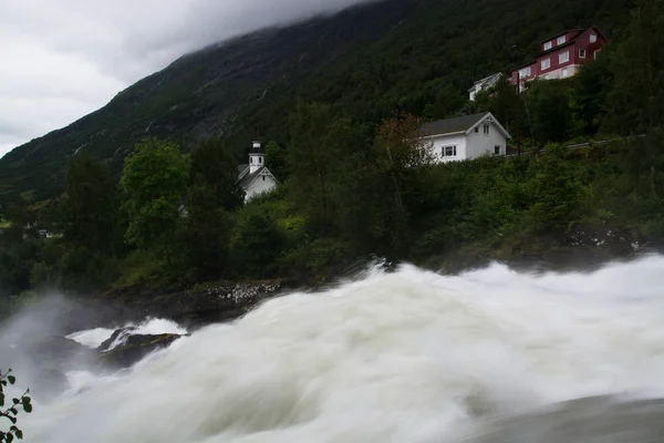 Hellesylt, More og Romsdal, Norway — Stock Fotó