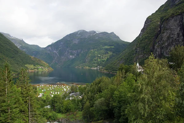 Geirangerfjorden, More og Romsdal, Norway — Stock Fotó