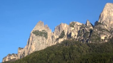Langkofel grup, İtalyan Gruppo del Sassolungo, bir massif Batı Dolomites, South Tyrol, İtalya içinde olduğunu.