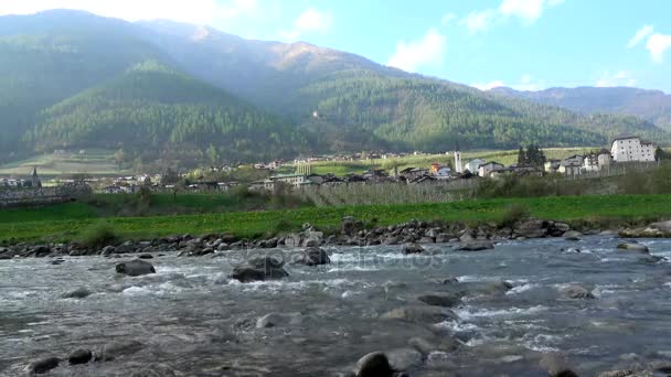 Caldes Трентіно Північній Італії — стокове відео