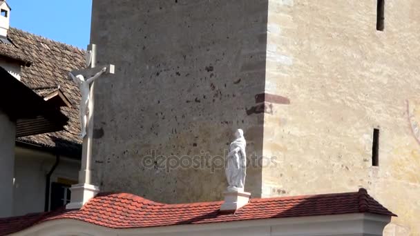 Kaltern Der Weinstrasse Ιταλική Caldaro Σύλλας Strada Del Vino Είναι — Αρχείο Βίντεο