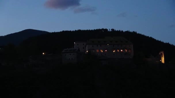 Palais Sonnenburg Est Ancien Château Saint Lorenzen Dans Trentin Haut — Video