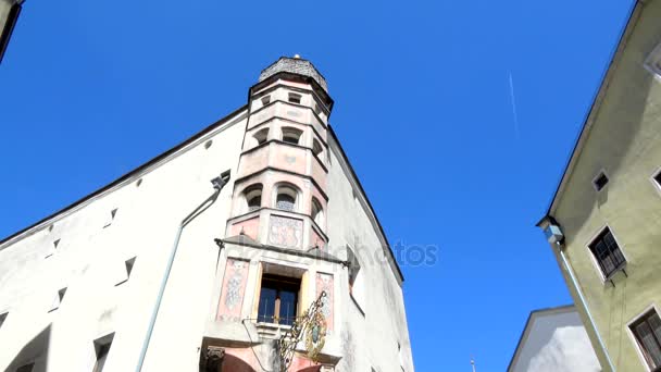Historical City Rattenberg Austria — Stock Video