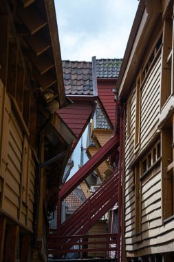 Bryggen at Bergen, Hordaland, Norway
