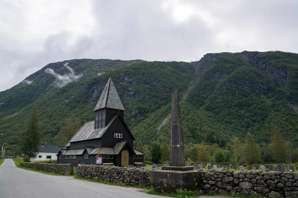 Roldal Stave Church, Sogn og Fjordane, Norway — 图库照片