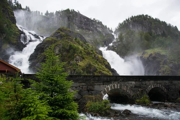 Lotefossen, Hordaland, Norway — Stock fotografie