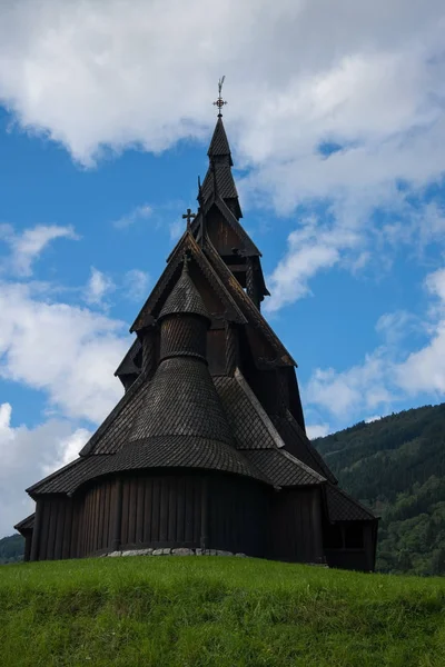 Gereja Stave Hopperstad, Sogn og Fjordane, Norwegia — Stok Foto