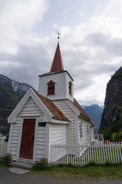 Undredal Stave Church, Sogn og Fjordane, Norway — Stok fotoğraf