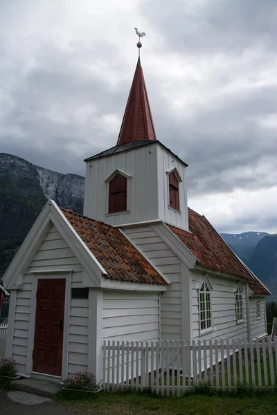 Undredal Stave Church, Sogn og Fjordane, Norway — Stok fotoğraf