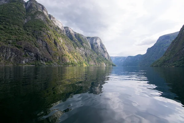 Naeroyfjord, Sogn og Fjordane, Norway — Stok fotoğraf