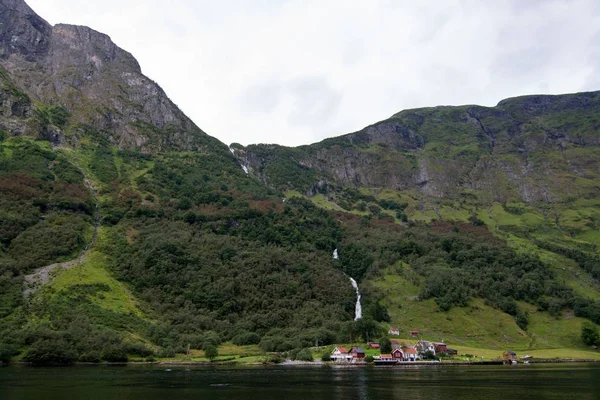 Gudvangen, sogn og fjordane, Norwegen — Stockfoto