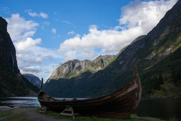 Gudvangen, sogn og fjordane, Norwegen — Stockfoto