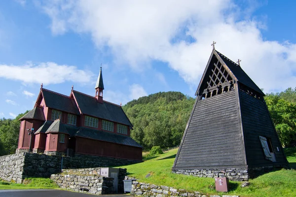 Borgund Stave Church, Sogn og Fjordane, Noruega — Foto de Stock