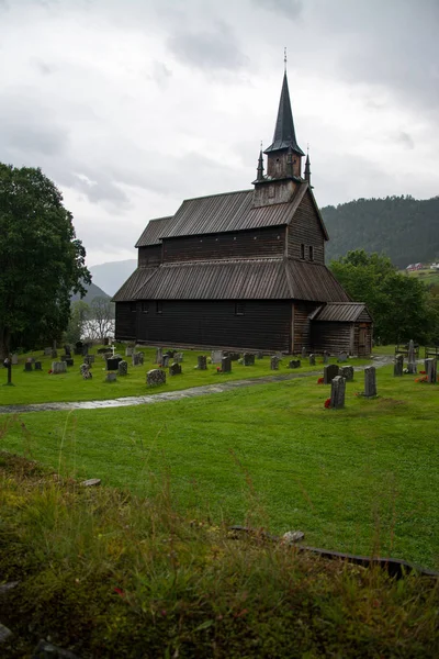 Kaupanger Stave Church, Sogn og Fjordane, Norway — Zdjęcie stockowe