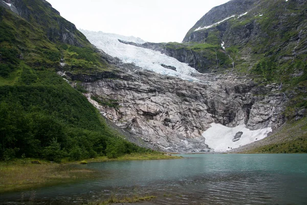 Boyabreen gletsjer, Fjaerland, Noorwegen — Stockfoto