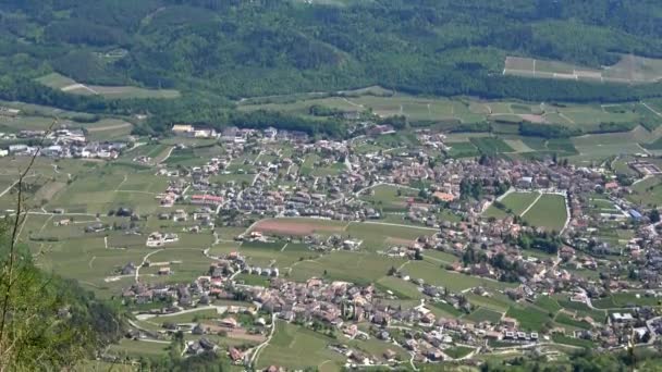 Kaltern Der Weinstrasse Italienska Caldaro Sulla Strada Del Vino Kommun — Stockvideo