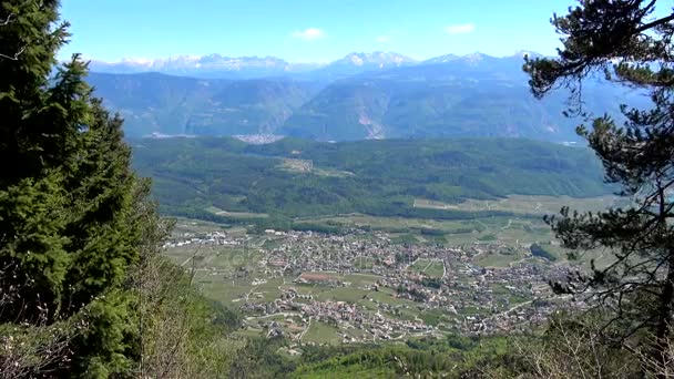 Lac Kaltern Est Lac Tyrol Sud Situé Dans Commune Italienne — Video