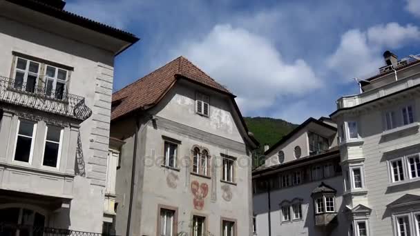 Bolzano Capital Provincia Del Tirol Del Sur Norte Italia — Vídeos de Stock