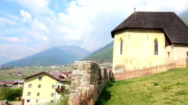 Caldes Ist Eine Gemeinde Trentino Norditalien — Stockvideo