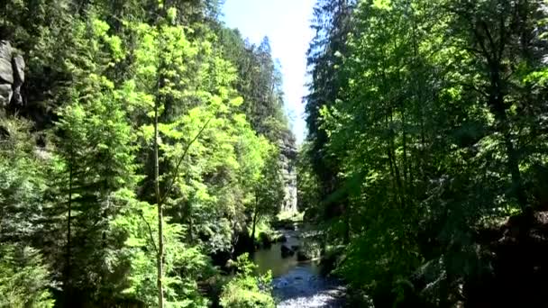 La gorge de Kamnitz, en tchèque : Soutesky Kamenice, en allemand : Kamnitzklamm ou Edmundsklamm, est un ravin rocheux en Bohême en République tchèque. .
