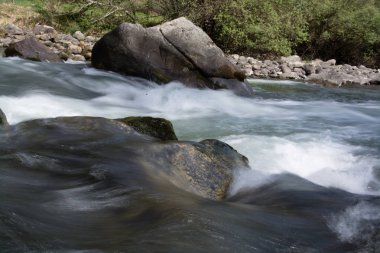 Nehir Noce Caldes, South Tyrol, İtalya