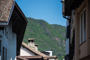 Kaltern bir der Weinstrasse, İtalyan Caldaro sulla Strada del Vino, South Tyrol, Kuzey Italya'nin bir yerleşim yeri olduğunu