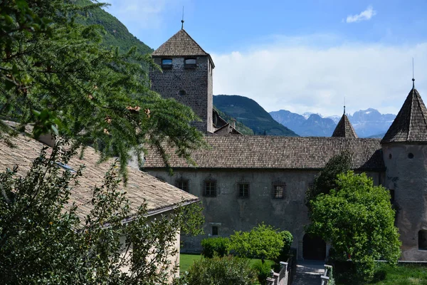 Zamek Mareccio Włoski Castel Mareccio Zamek Położony Zabytkowym Centrum Bolzano — Zdjęcie stockowe