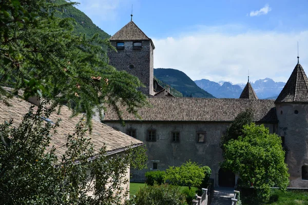 Castillo Maretsch Italiano Castel Mareccio Castillo Situado Centro Histórico Bolzano — Foto de Stock