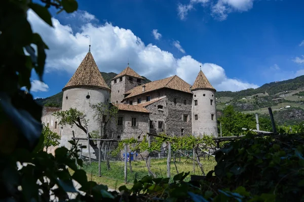 Maretsch Castle Italiaans Castel Mareccio Een Kasteel Gelegen Het Historische — Stockfoto