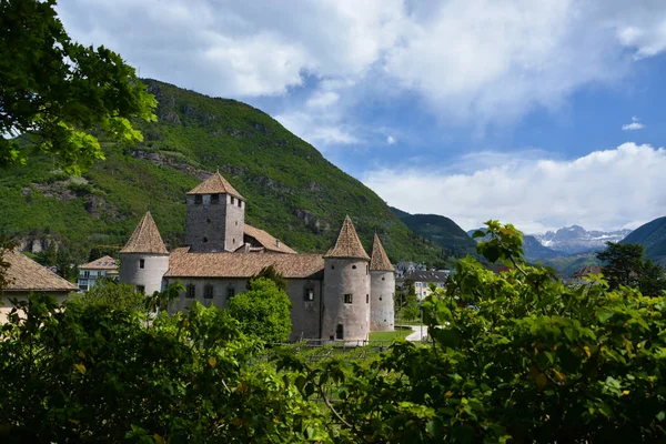Maretsch Kalesi Talyan Castel Mareccio Tarihi Merkezi Bolzano South Tyrol — Stok fotoğraf