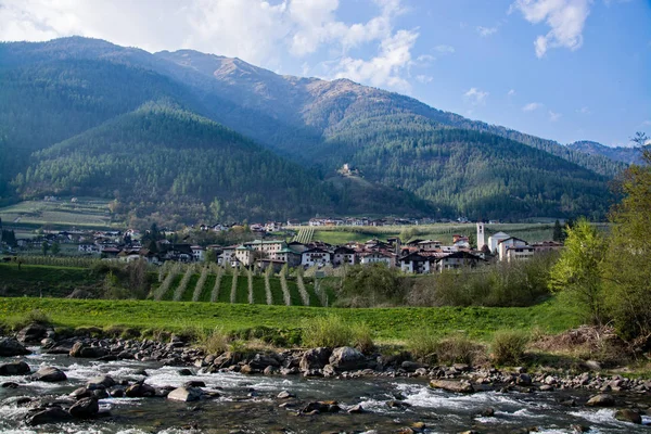 Caldes Caldes Trentino Comune Italiano Abitanti Della Provincia Trento — Foto Stock