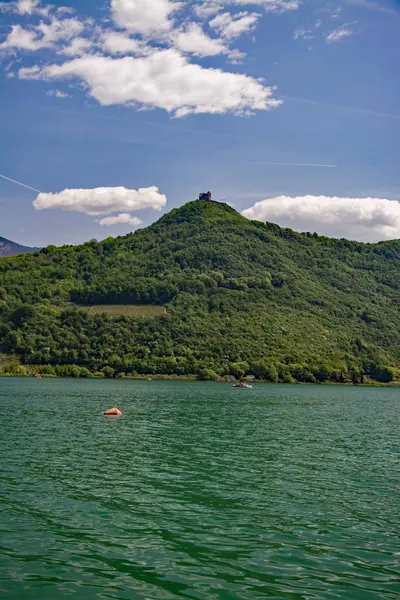 Kalterner See Italienisch Lago Caldaro Ist Ein See Der Gemeinde — Stockfoto