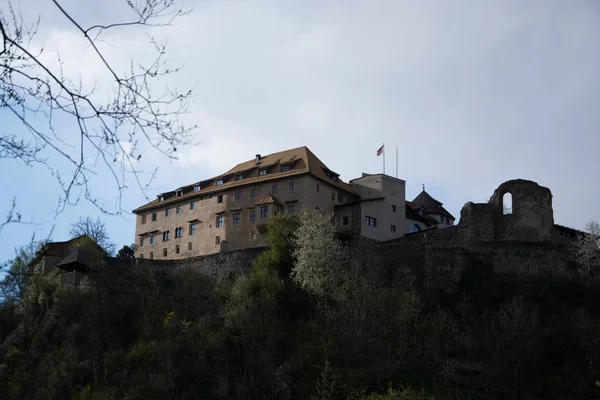 Istana Sonnenburg Adalah Bekas Kastil Lorenzen Trentino Alto Adige Italia — Stok Foto
