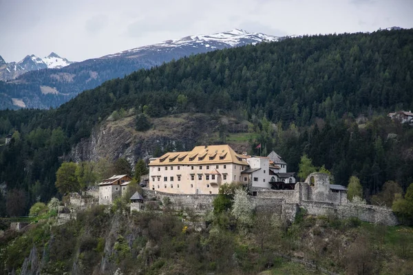 Palace Sonnenburg Jest Dawny Zamek Lorenzen Trentino Alto Adige Włochy — Zdjęcie stockowe