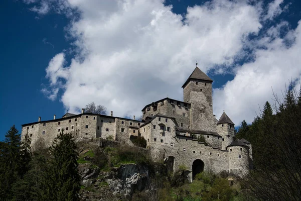 Zamek Taufers Trentino Alto Adige Włoszech — Zdjęcie stockowe