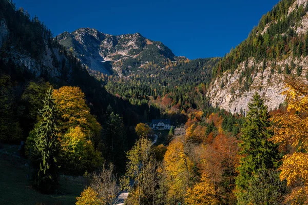 Hallstatt Ist Ein Kleines Dorf Bezirk Gmunden Österreichischen Bundesland Oberösterreich — Stockfoto