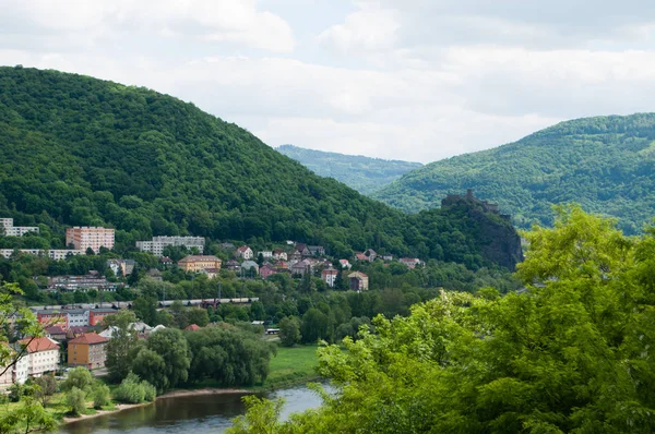 Usti nad Labem, Bohemia, Republik Ceko — Stok Foto