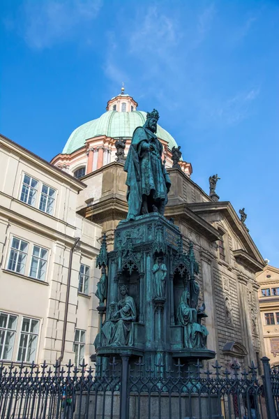 Площа хрестоносців, Прага, Чехія — стокове фото