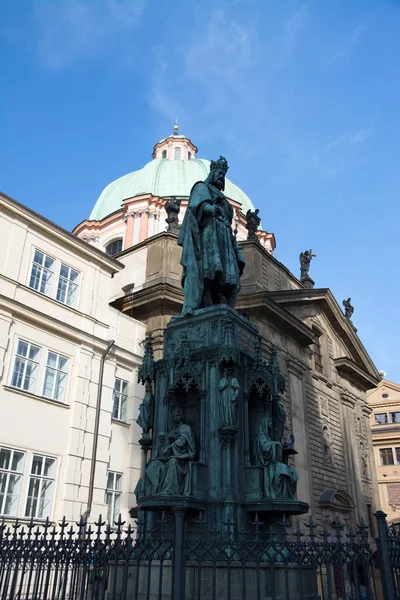 Crusaders Square, Praha, Republik Ceko — Stok Foto